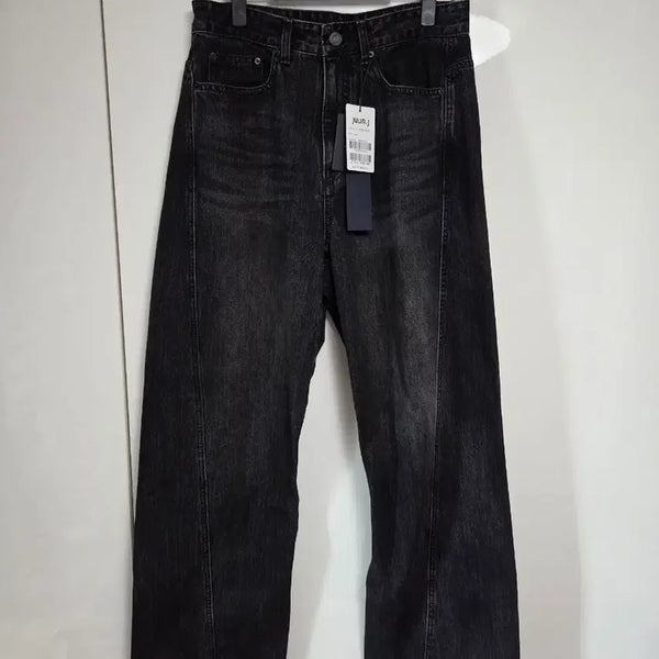 [BUNJANG] Juun.J 26FW Oblique Black Denim Pants / 준지 26FW 오블리크 블랙 데님 팬츠 44