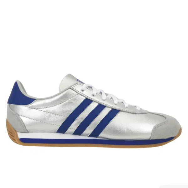 [BUNJANG] Adidas Country OG Matte Silver Bright Blue Sneakers / 아디다스 컨트리 OG 매트 실버 브라이트 블루 270