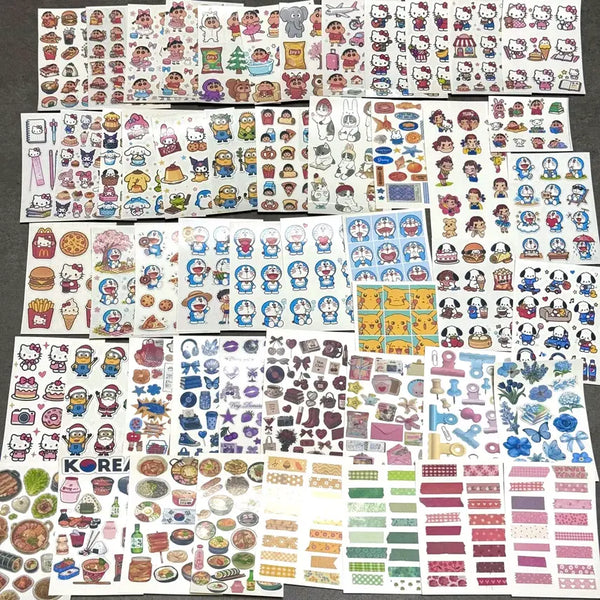[BUNJANG] Diary Decor Sticker Set (528 pcs) Bundle / 다꾸 인쇄소 스티커(인스, 인믹) 528장 일괄 판매