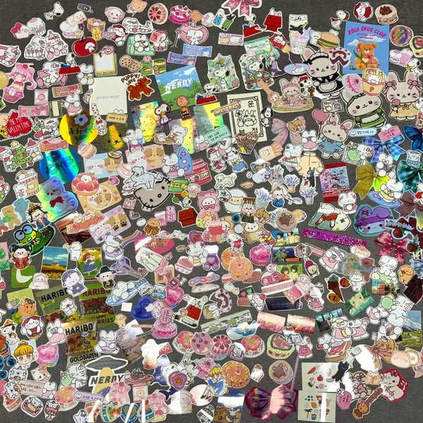 [BUNJANG] 600 Cut Die-Cut Sticker Bundle / 인스컷(다꾸 스티커) 600컷 일괄 판매