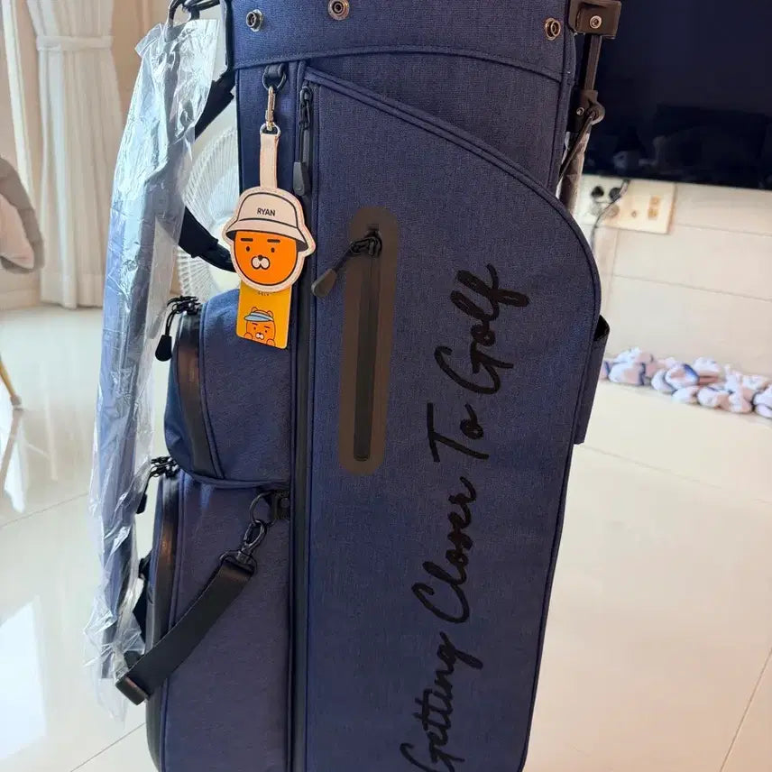 [BUNJANG] Kakao Friends Ryan Golf Boston Bag / 라이언 골프백 보스턴백