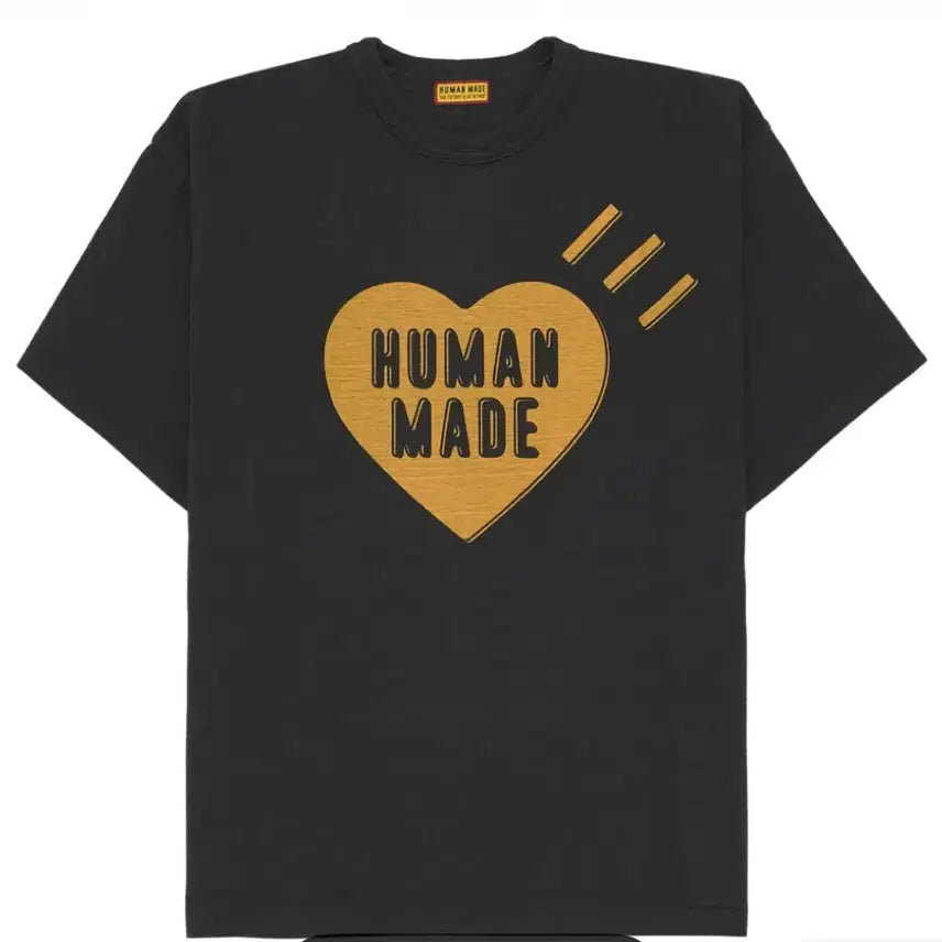 [BUNJANG] Human Made Heart Logo T-Shirt Black XXL / 휴먼메이드 하트 반팔티 블랙 xxl