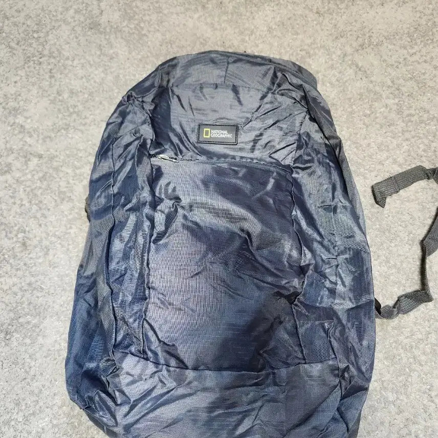 [BUNJANG] National Geographic Navy Nylon Backpack / 네셔널지오그래픽 네이비 나일론백팩