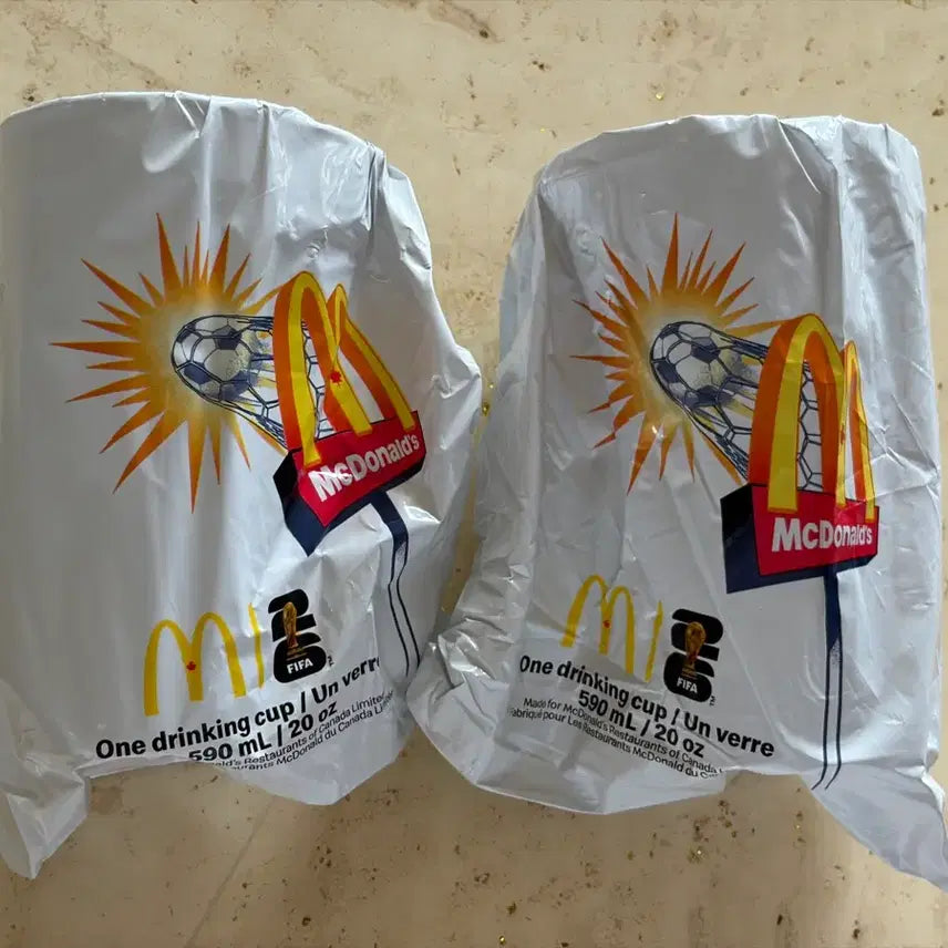 [BUNJANG] Canada McDonald's FIFA World Cup Commemorative Cups (Son Heung-min, Lamin Yamal) Sealed Bundle Set / 캐나다 맥도날드 FIFA 월드컵 기념 컵 (손흥민,라민야말) 미개봉 일괄