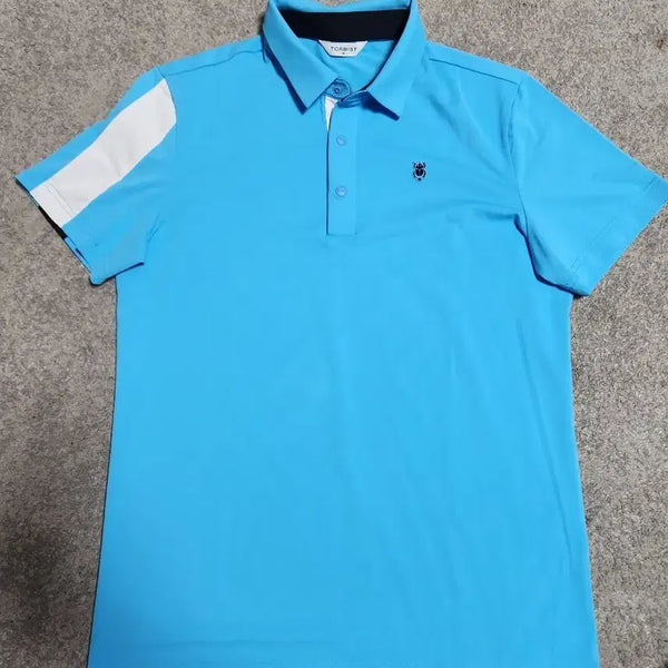 [BUNJANG] Tollqvist Men's Cooling Short Sleeve Polo Shirt - Size 95 / 미사용 // 톨비스트 남성 골프 냉감  반팔 카라티-95
