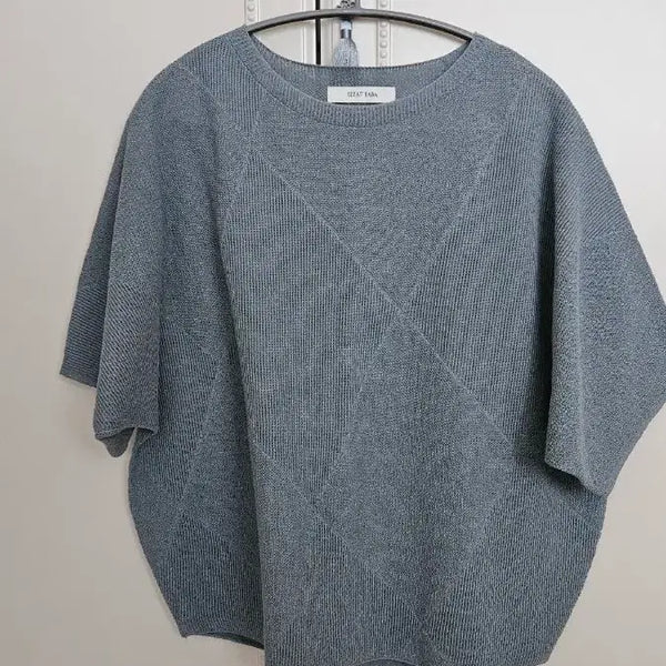 [BUNJANG] izabella Blue Knit Sweater / 아이잗바바  블루 색상의 니트