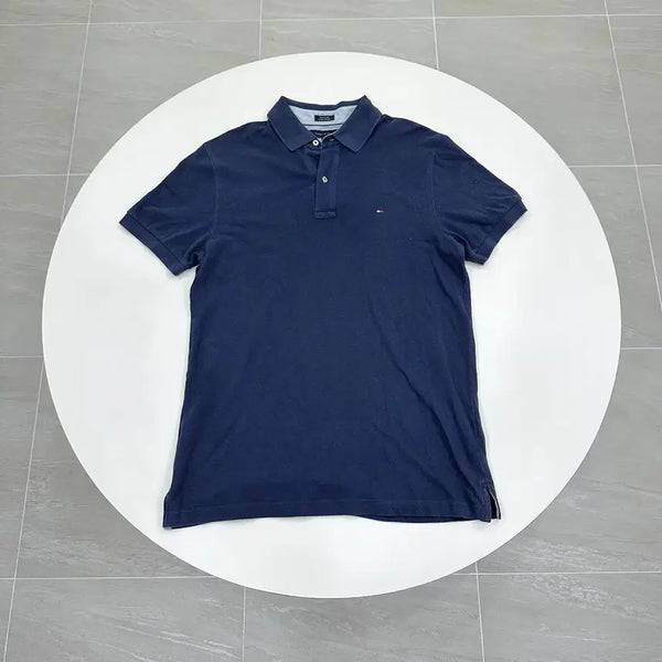 [BUNJANG] Tommy Hilfiger Pigment PK Polo Shirt Navy M / 타미힐피거 피그먼트 PK 카라티 네이비 M 95