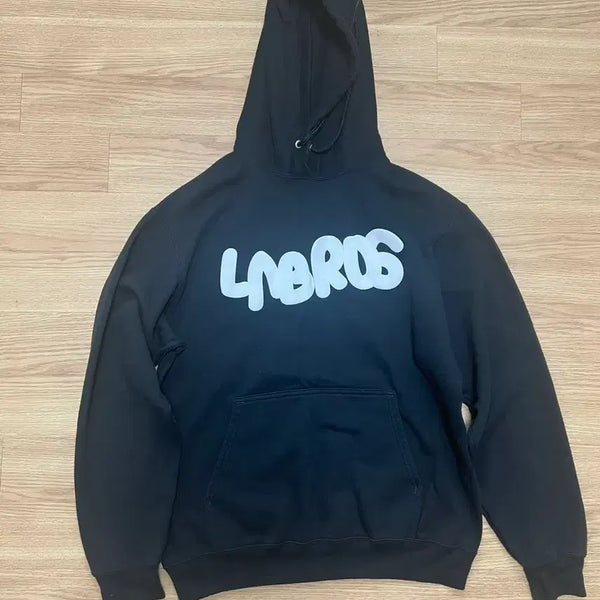 [BUNJANG] LABROS Logo Hoodie M / 라브로스 후드티 M