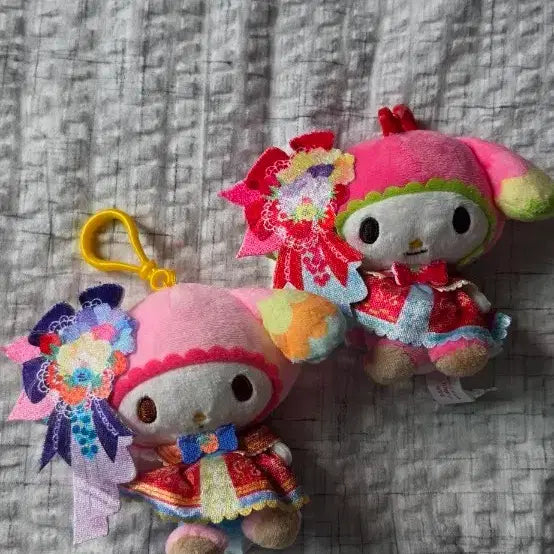 [BUNJANG] My Melody Doll Keychain Set / 마이멜로디 인형 키링 세트