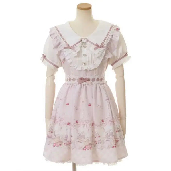 [BUNJANG] LIZLISA Sugary Picnic One-piece Setup Dress / 교판 ) 리즈리사 슈가리 피크닉 sugary picnic 원피스 셋업 양산형 지뢰계