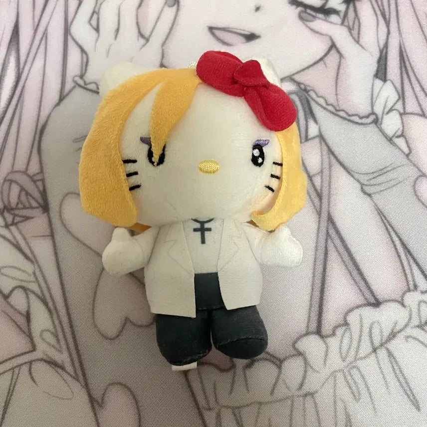 [BUNJANG] Hello Kitty Yoshikitty Mascot Plush Keychain / 헬로키티 요시키티 마스코트 인형 키링