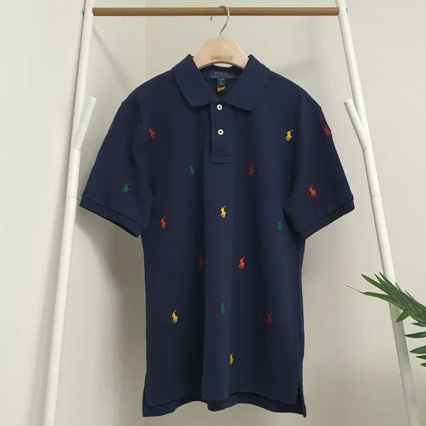 [BUNJANG] Polo Ralph Lauren Multi-Pony Embroidered Short Sleeve Polo Shirt / 폴로랄프로렌 멀티포니 자수 반팔카라티
