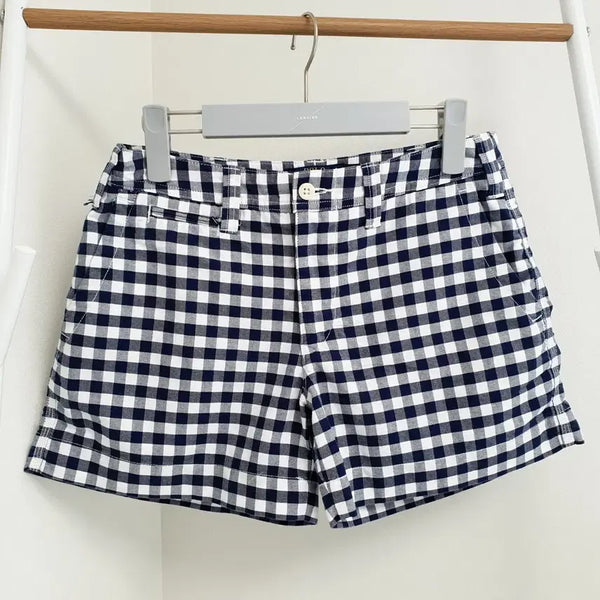 [BUNJANG] Polo Ralph Lauren Gingham Check Cotton Shorts / 폴로랄프로렌 깅엄체크 숏팬츠