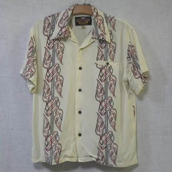 [BUNJANG] Harley-Davidson Japanese Import Summer Short Sleeve Shirt / 할리데이비슨 정품 일본수입 여름 반팔 셔츠 95 바이크 남방 희귀 아카이브
