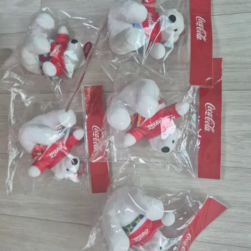 [BUNJANG] Coca-Cola Polar Bear Keychain Full Set (Sealed) / 코카콜라 폴라베어 키링 전종 미개봉 새상품 일괄