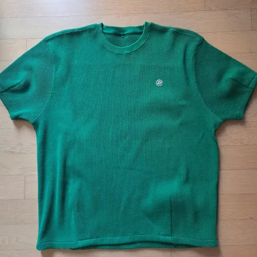 [BUNJANG] Ader Error Speric Knit Short Sleeve T-Shirt Green / A2 아더에러 스페릭 니트반팔