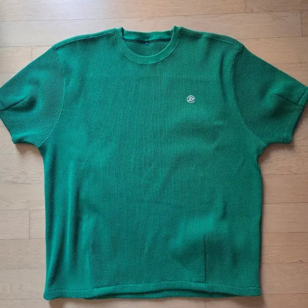 [BUNJANG] Ader Error Speric Knit Short Sleeve T-Shirt Green / A2 아더에러 스페릭 니트반팔
