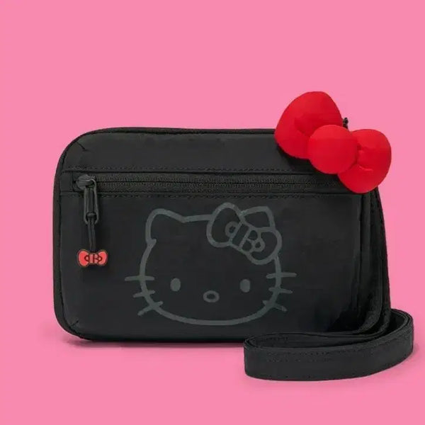 [BUNJANG] Brandon Hello Kitty Safe Plus Wallet Bag (Black) / (현물)미개봉 브랜든 헬로키티 세이프 플러스 월렛백 (블랙)