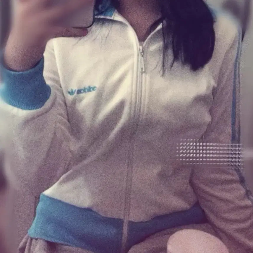 [BUNJANG] Adidas Firebird Track Top Jersey / 아디다스 대대장 하늘색 트랙탑져지 파이어버드