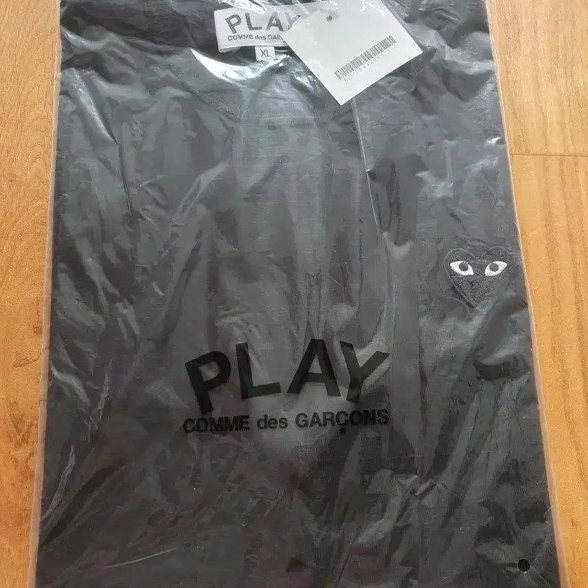 [BUNJANG] Comme des Garçons PLAY Black T-Shirt XL / 꼼데가르송 플레이 반팔티 블랙 XL