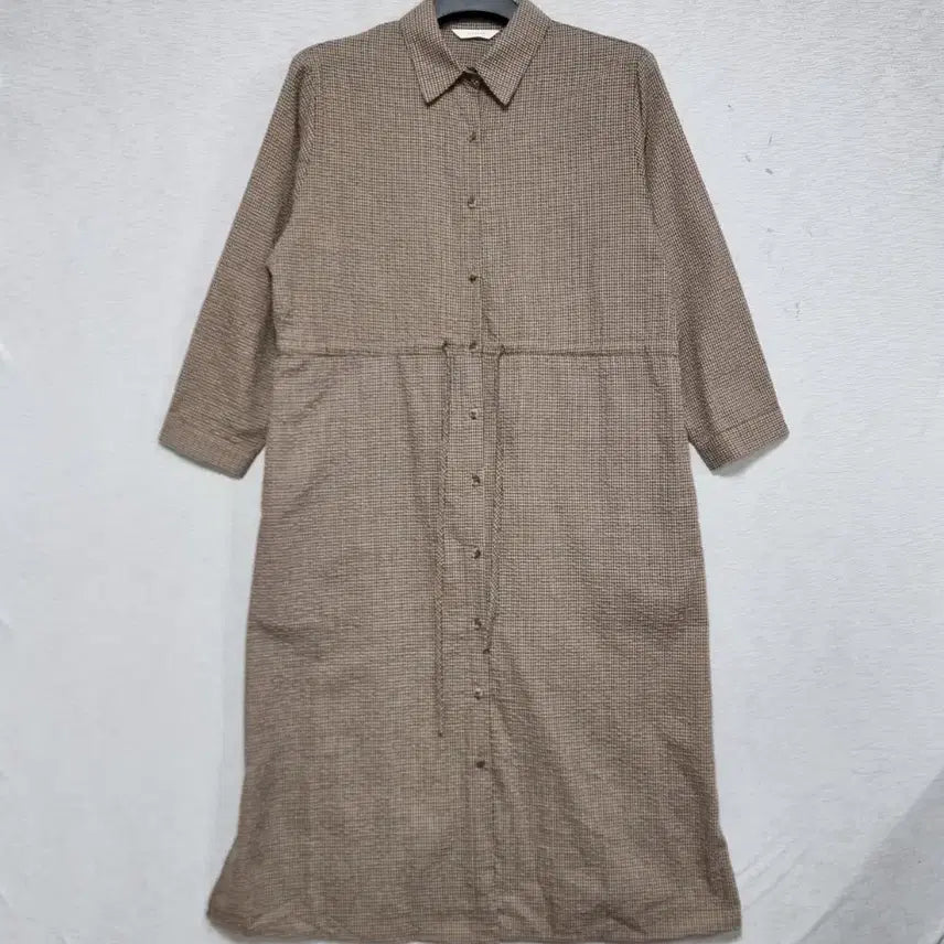 [BUNJANG] Pigment Check Pattern Long One-Piece Dress / 피그먼트 여름 롱 원피스 여자66사이즈ㅡ0416ㅁㅁ