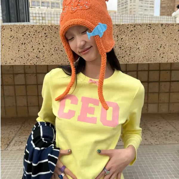 [BUNJANG] Lemoncore CEO Long Sleeve Shirt / 타오바오 중브 레몬코어 CEO 롱슬리브