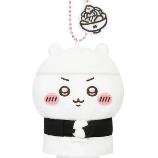 [BUNJANG] Chiikawa Ramen Mascot Doll Keychain / 치이카와 라멘 마스코트 인형 키링