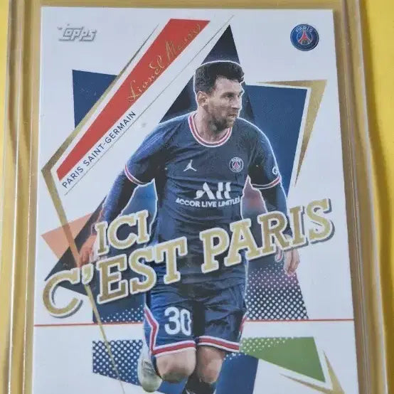 [BUNJANG] Paris Saint-Germain Lionel Messi Card / 파리 생제르망 리오넬 메시 카드