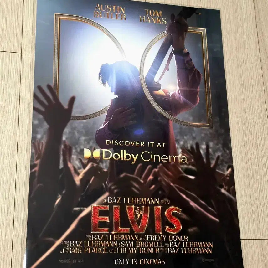 [BUNJANG] Austin Butler Elvis Presley Dolby Cinema A3 Poster (2022) / [2022초희귀한정판]오스틴버틀러 영화 엘비스 프레슬리 돌비포스터A3