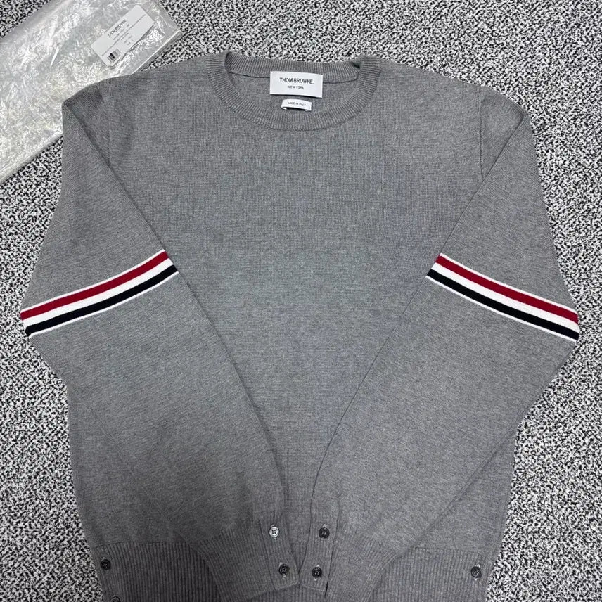 [BUNJANG] Thom Browne Milano Stitch Grey Knit Size 3 / [3]톰브라운 밀라노스티치 그레이 니트