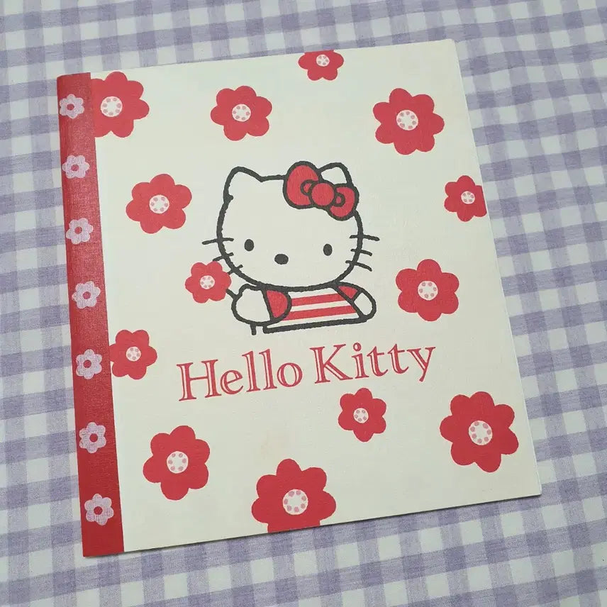 [BUNJANG] 1992 Vintage Japanese Hello Kitty Notebook / 92년 일본 고전 키티 노트 공책 메모지 고전지류
