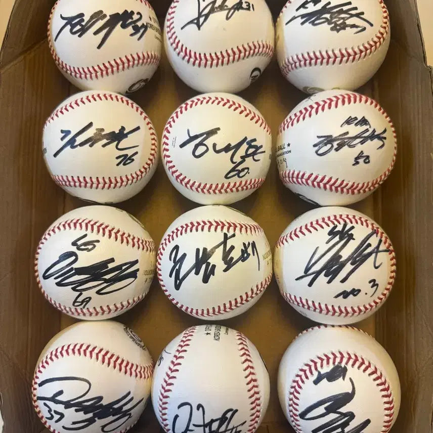 [BUNJANG] Official Professional Baseball Signed Ball / 프로야구 공인구 친필 싸인볼 2