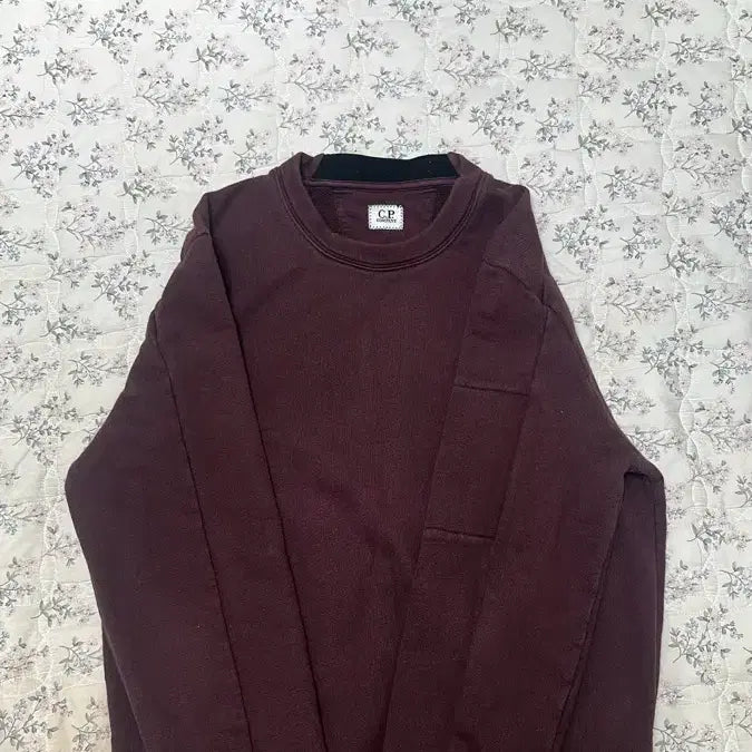 [BUNJANG] CP Company Sweatshirt Burgundy / CP컴퍼니 맨투맨 와인색