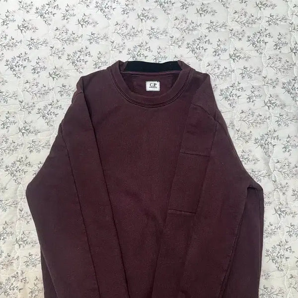 [BUNJANG] CP Company Sweatshirt Burgundy / CP컴퍼니 맨투맨 와인색