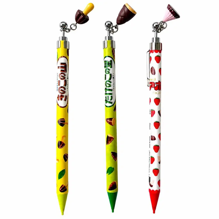 [BUNJANG] Japanese Snack Series Dangling Mechanical Pencil / 일본 과자 아폴로 키노코노야마 타케노코노사토 딸랑이 샤프
