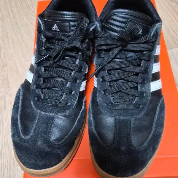 [BUNJANG] Adidas Samba Suede Black White 255 / 아디다스 삼바 스웨이드 검흰255
