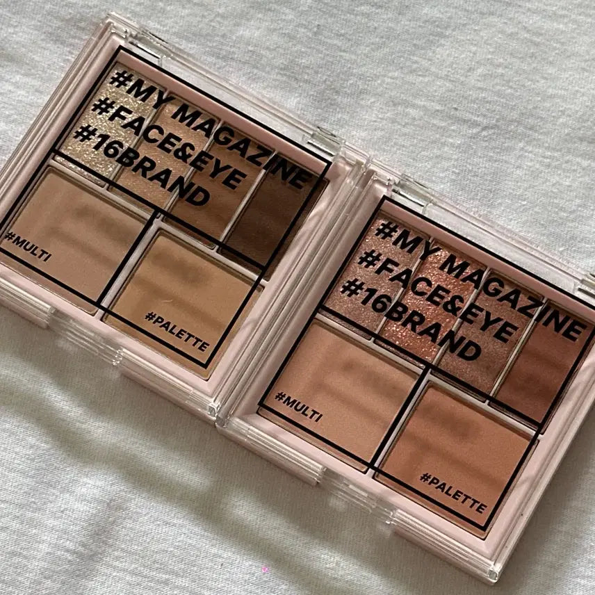 [BUNJANG] 16Brand My Magazine Multi Palette (Sealed) / [미개봉] 16브랜드 마이매거진 멀티팔레트 2종