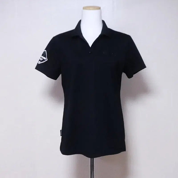 [BUNJANG] Discovery Women's Black Short-Sleeve Polo T-Shirt / 디스커버리 여성66 반팔 티셔츠(3)