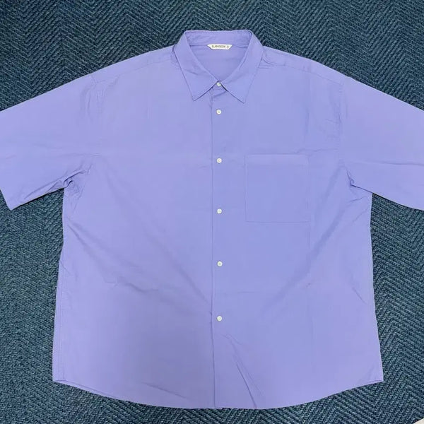 [BUNJANG] Blank Room Field Day Blue Short Sleeve Shirt Size 3 / 블랭크룸 블루 반팔셔츠 3사이즈