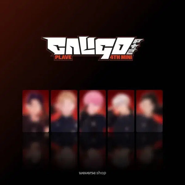 [BUNJANG] PLAVE Calligo Pt. 2 Weverse Photocard Set + Photocard Album Set / 플레이브 칼리고 pt.2 위버스포카 5종+포카앨범5개