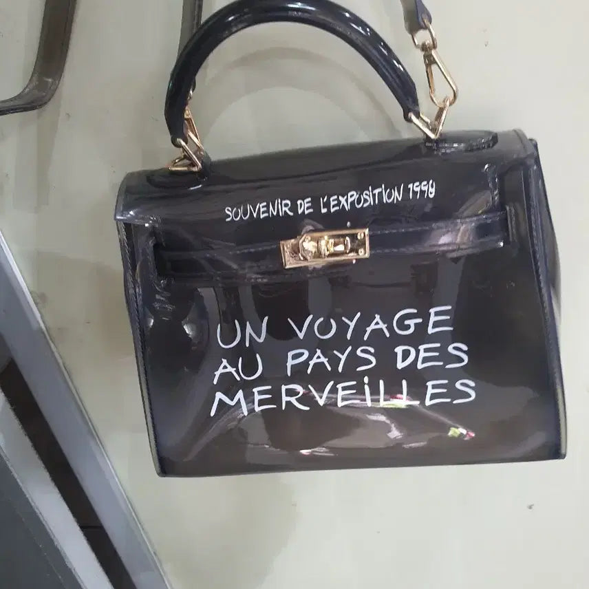 [BUNJANG] Clear Jelly Bag / 장마철에 투명   젤리백