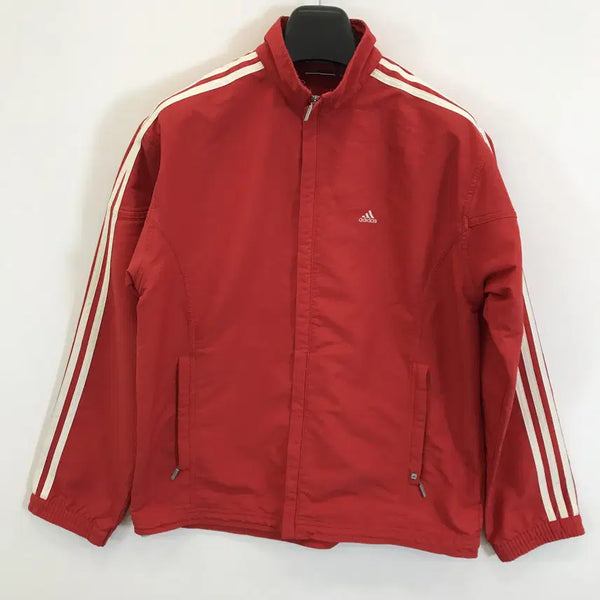 [BUNJANG] Adidas Old School Windbreaker Jacket Red White Size 90 / 아디다스 올드스쿨 바람막이자켓 레드화이트 [90]