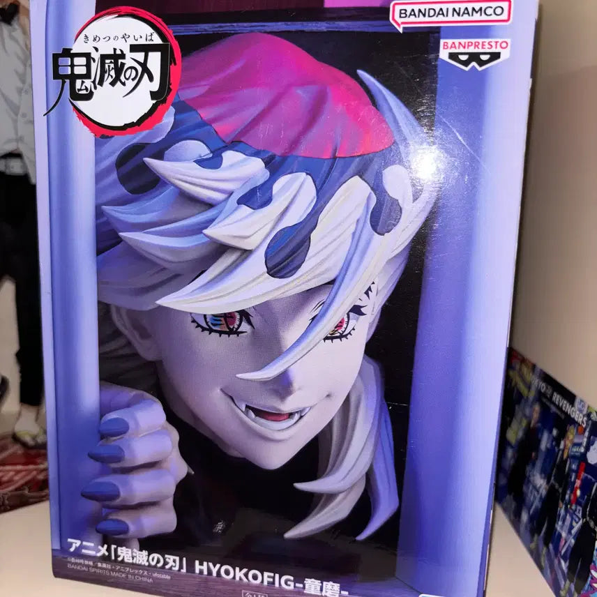 [BUNJANG] Demon Slayer Douma Hyoko Pig Bookcase Figure / 귀칼 귀멸의칼날 도우마 효코피그 책장 피규어 판매 기유무이치로시노부사네미
