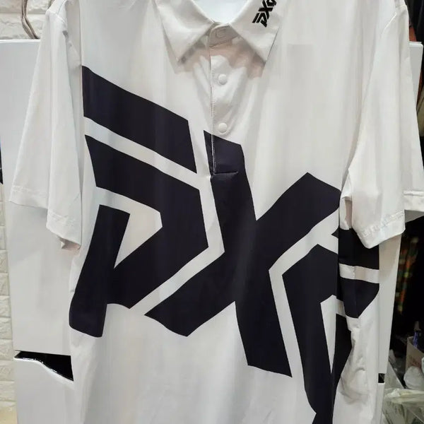 [BUNJANG] PXG Golf Wear White Short Sleeve Polo Shirt XL / PXG 골프웨어 반팔  XL (정품)