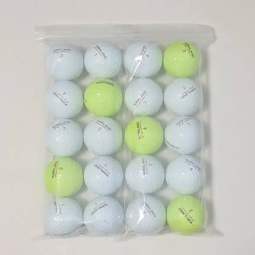[BUNJANG] Kirkland Signature 3-Piece Urethane Lost Ball Golf Balls (20 Count) / 특A+/A급 커클랜드 3피스 우레탄 20알 로스트볼 골프공