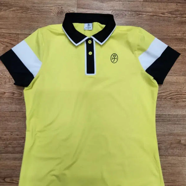 [BUNJANG] Castelbajac Women's Short Sleeve Golf T-Shirt Yellow / 까스텔바작반팔티