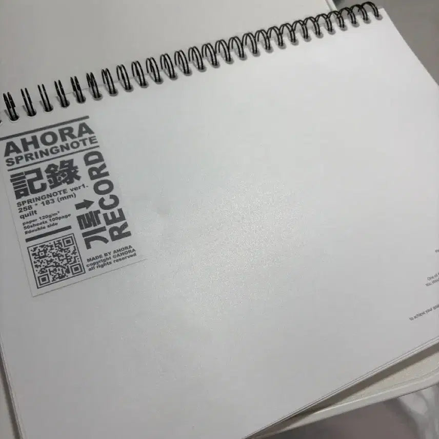 [BUNJANG] Ahola Spring Notebook / 아호라 노트
