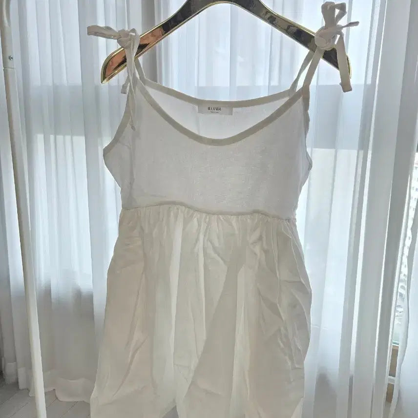 [BUNJANG] H.LEMA Linen Sleeveless Dress / H.LEMA 린넨 나시 원피스 화이트 블랙