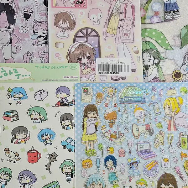 [BUNJANG] Character & Figure Seal Sticker Bundle Set / 인물+캐릭터 씰스티커, 다꾸템 처분
