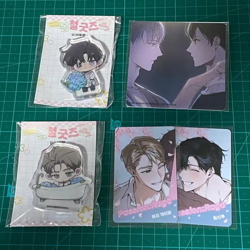 [BUNJANG] Fashion Raga Acrylic Coaster & Photocard Bundle Set / 패션 라가 코스터 아크릴코로토 포토카드 일괄